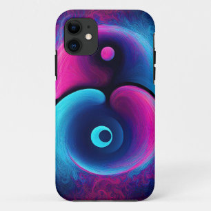 Case-Mate iPhone Case Neon Harmony : Une interprétation moderne de Yin Y