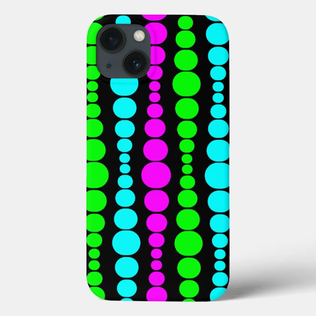 Coques Case-Mate iPhone Neon Modern Rectangles (Verso)