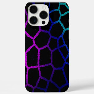 Coque iPhone 16 Pro Max Neon Noir Giraffe