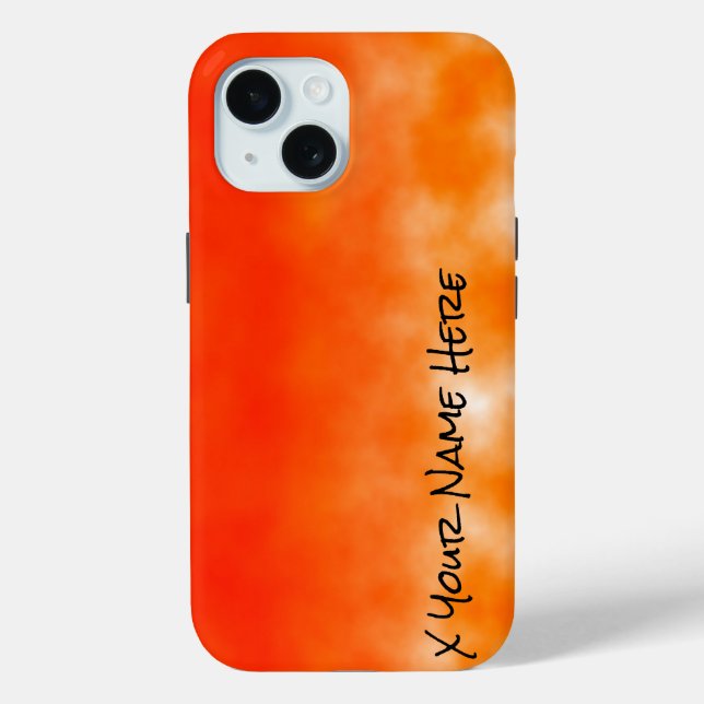 Coques Case-Mate iPhone Neon Orange Chimique Éclairage 2 (Verso)