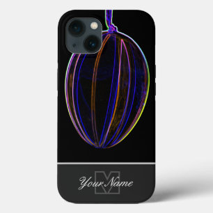 Case-Mate iPhone Case Neon-Pop-Art Joyeux Oeuf de Pâques avec Monogramme