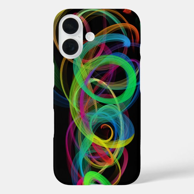 Coques Case-Mate iPhone Neon Smoke Swirl (Verso)
