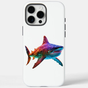 Coque iPhone 16 Pro Max Neon Spectrum Shark