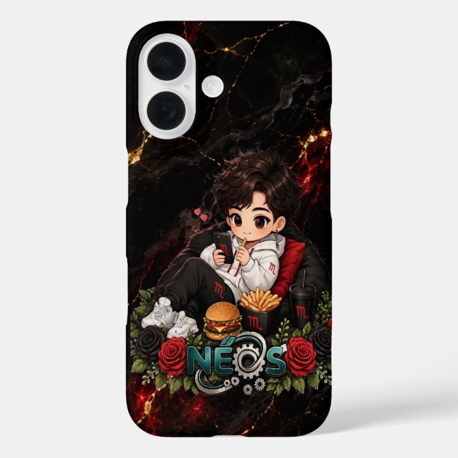 Coques Case-Mate iPhone Neos Kawaii Zodiaque Scorpion (Verso)