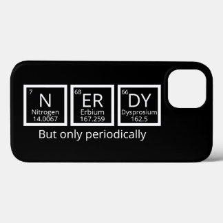 Case-Mate iPhone Case Nerdy Mais Seulement Périodiquement Humour Tableau