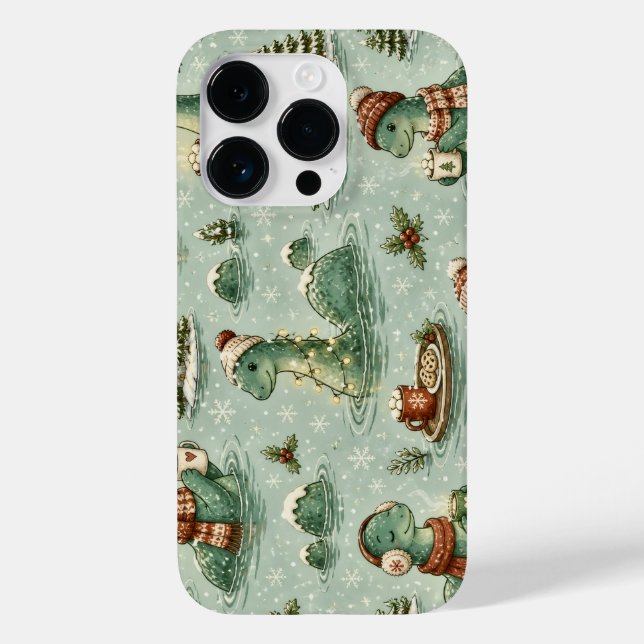 Coques Case-Mate iPhone Nessie de Noël Monstre du Loch Ness Confortable Cr (Verso)