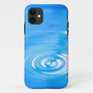 Coques Pour iPhone Nettoyez les ondulations de l'eau bleue
