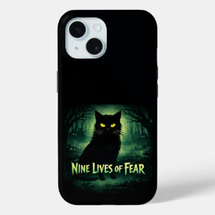 Coque Case-Mate iPhone Neuf vies de peur - Chat noir 