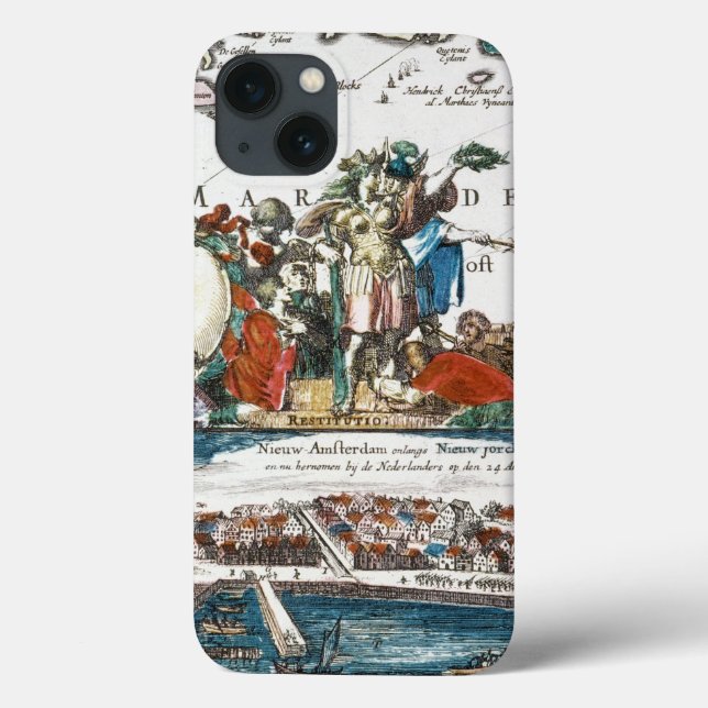 COQUES Case-Mate iPhone NEW AMSTERDAM, 1673 (Verso)