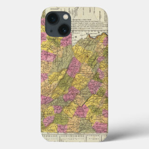 Etui iPhone 13 New Map Of Virginia