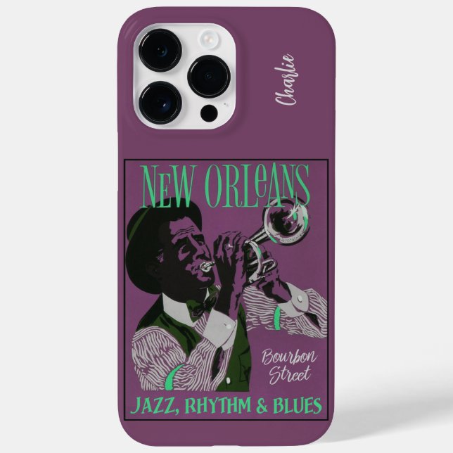 Coques Case-Mate iPhone New Orleans Music dossiers de téléphone de nom per (Verso)