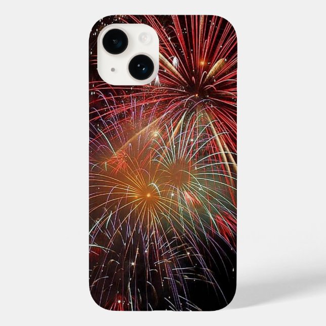 Coques Case-Mate iPhone New Year Fireworks Sparkles  (Verso)