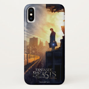 Coque iPhone X NEWT SCAMANDER™ dans un bâtiment détruit