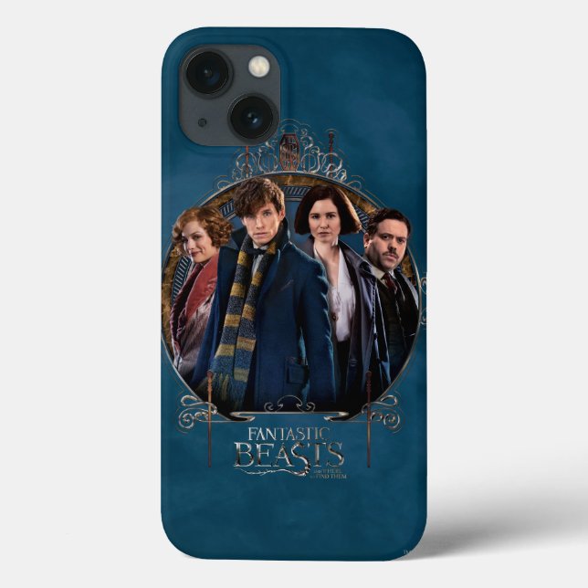 Coques Case-Mate iPhone NEWT SCAMANDER™ et entreprise Art Nouveau Frame (Verso)