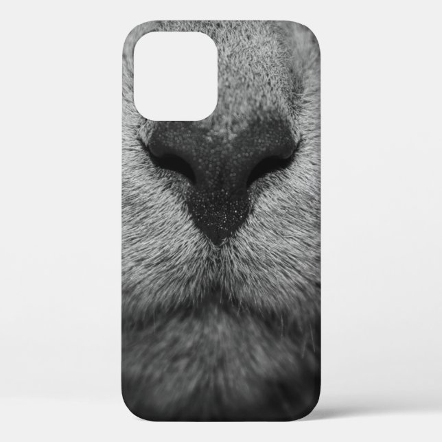 COQUES Case-Mate iPhone NEZ DE CHAT EN NOIR ET BLANC (Verso)