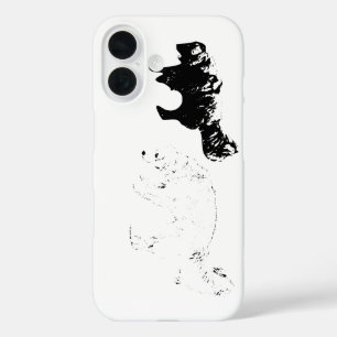 Coque Pour iPhone 16 Nez du sentier, drapeaux de la queue