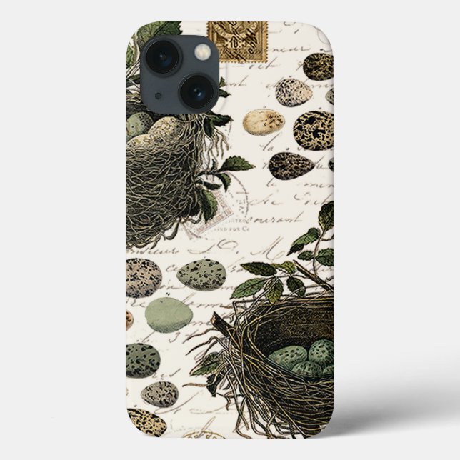 Coques Case-Mate iPhone Niches et oeufs Vintages (Verso)