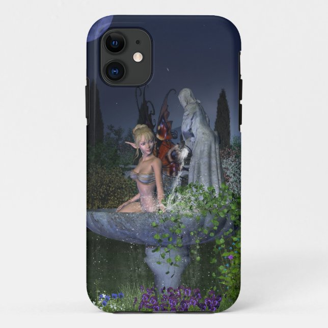 Coques Case-Mate iPhone Nightime Garden Fairy (Dos)