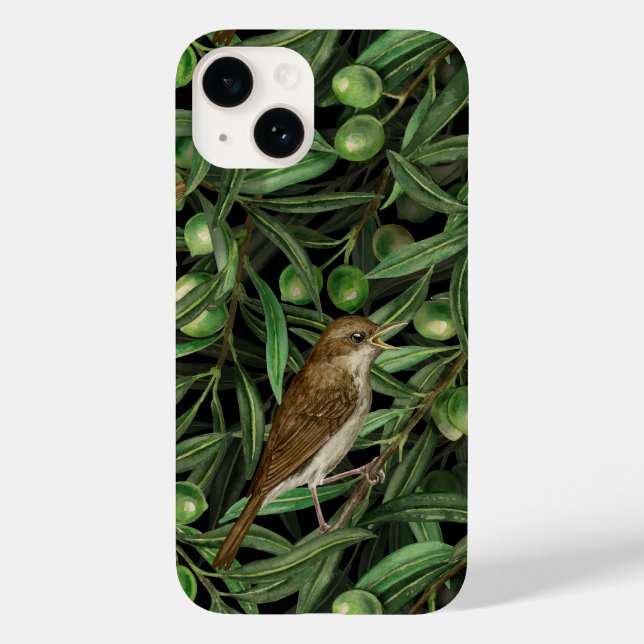 Coques Case-Mate iPhone Nightingales dans l'olivier 3 (Verso)