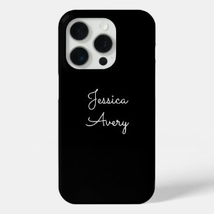 Coque Case-Mate iPhone N'importe quel nom Écriture blanche cool et modi