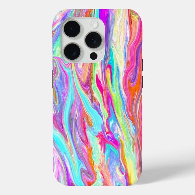 Coques Case-Mate iPhone Nion de couleur liquide brillant (Verso)