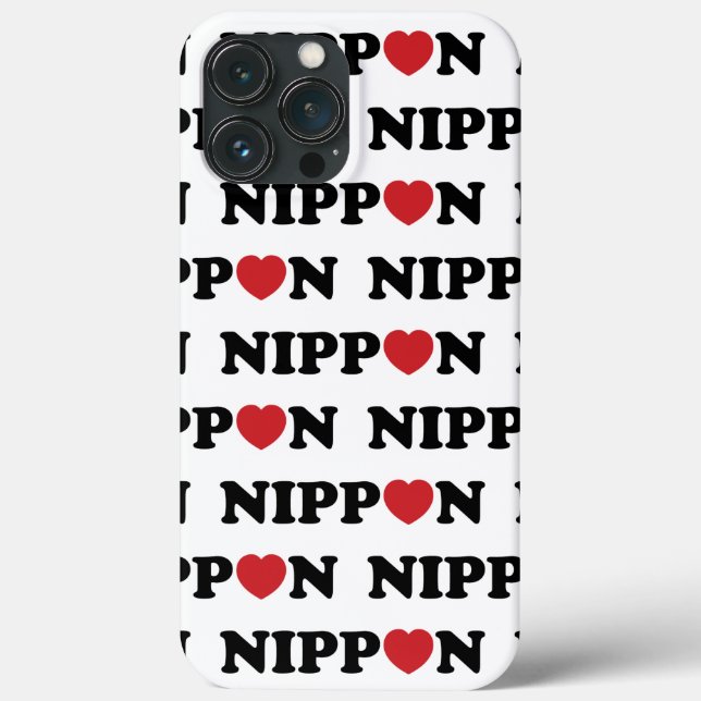Coques Case-Mate iPhone Nippon Love Heart (Verso)