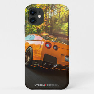 Etui iPhone Case-Mate Nissan GT-R orange déchirant par des rues de