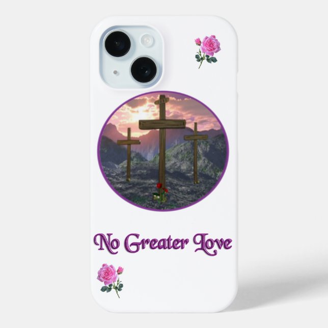 Coques Case-Mate iPhone No Greater Love John 3:16 (Verso)