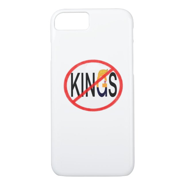 Coques Case-Mate iPhone No Kings Anti Classic Minimal Clean (Dos)
