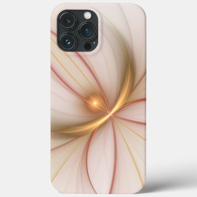 Coques Case-Mate iPhone Noble Cuivre Et Or Abstrait Art Fractal Moderne (Verso)