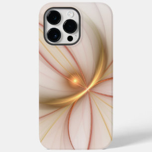 Coque Case-Mate iPhone Noble Cuivre Et Or Abstrait Art Fractal Moderne