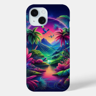 Coque Case-Mate iPhone "Nocturnal Tropical Paradise"