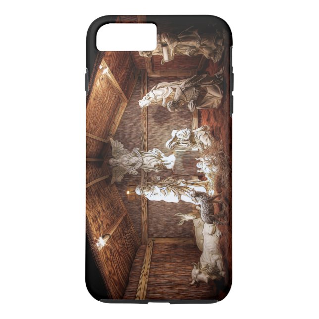 Coques Case-Mate iPhone Noël Avent Jésus Nativité Manger Scène (Dos)