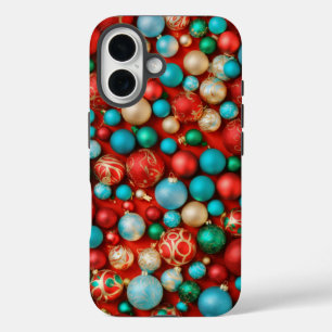 Coque Pour iPhone 16 Noël Bauble Bliss