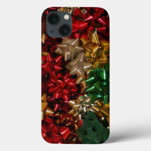 Etui iPhone 13 Noël Bows colorés Festive vacances