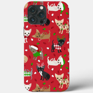 Case-Mate iPhone Case Noël Chihuahua Tous les manteaux
