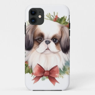 Case-Mate iPhone Case Noël Couronne de Chine Japonaise Chiens de Fête