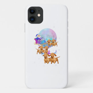 Case-Mate iPhone Case Noël Dachshund Reindeer Père Noël Chien Maman