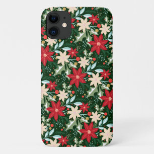 Case-Mate iPhone Case Noël de fête de Poinsettia