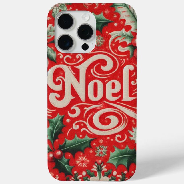 Coques Case-Mate iPhone Noel de Noël Rouge et Vert (Verso)