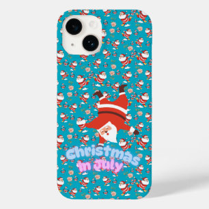 Coque Case-Mate iPhone Noël en juillet Funny Père Noël Motif Téléphone Ca