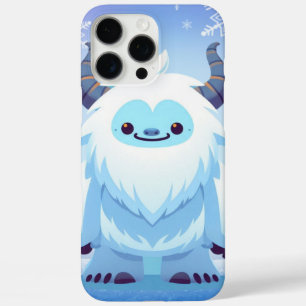 Coque iPhone 16 Pro Max Noël mignon/yeti d'hiver