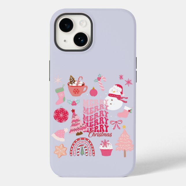 Coques Case-Mate iPhone Noël moderne (Verso)