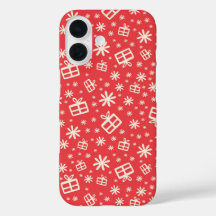 Noël moderne Whimsical Rouge Beige