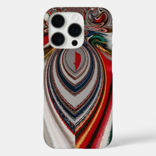 Coque iPhone 16 Pro Noël Retro Texture Vintage Art Abstrait Imprimer