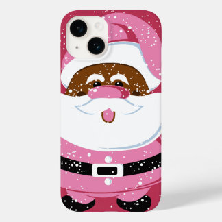Coque Case-Mate iPhone Noël rose du Père Noël africain et américain