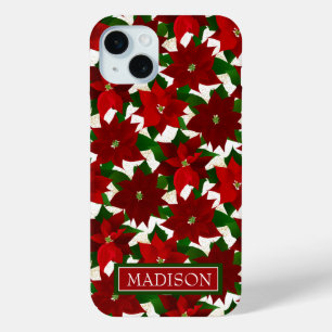 Coque Case-Mate iPhone Noël Rouge Poinsettia