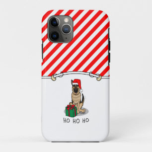 Case-Mate iPhone Case Noël Santa Hat Allemand Berger Chien mignonne