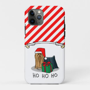 Case-Mate iPhone Case Noël Santa Hat Yorkshire Terrier Yorkie Cute
