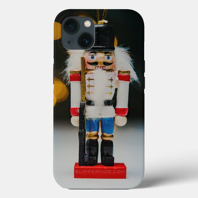 Coques Case-Mate iPhone Noël SlipperyJoe nutcracker figurine ornement (Verso)